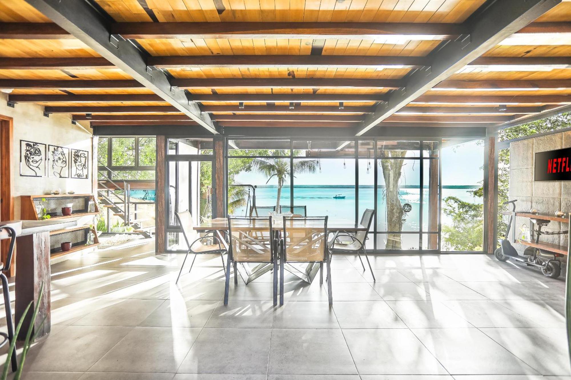 Casa Villa Real- Lagoon Acces And Stunning Views! Bacalar Exterior photo